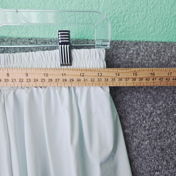 LUOGONGZI White Flowy Athletic Shorts High Waisted Double Layer Workout Skort M - Picture 10 of 10